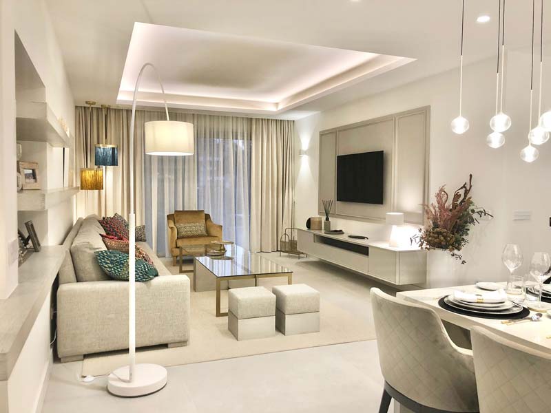 Reforma de salón en vivienda en la Costa del Sol | Kubic Design Solutions
